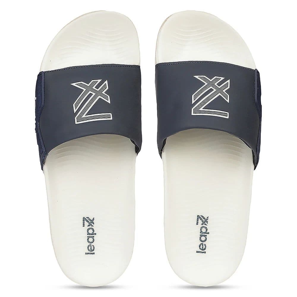 Leap7X NITWALK-5 Nitro Navy Blue Casual Slippers for Men By Liberty — photo 8
