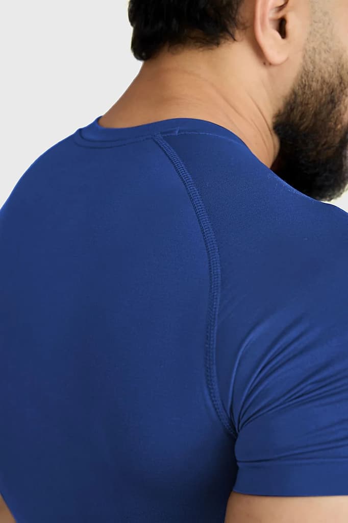 Power Seamless T-shirt Blue/Logo — photo 4