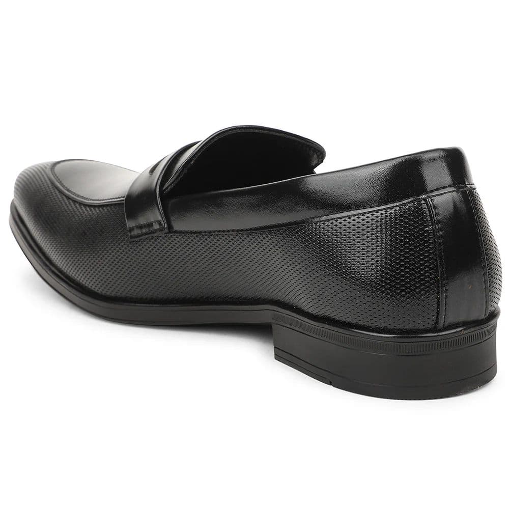 Healers Black Formal Non Lacing Moccasins For Mens VCL-106 By Liberty — photo 5
