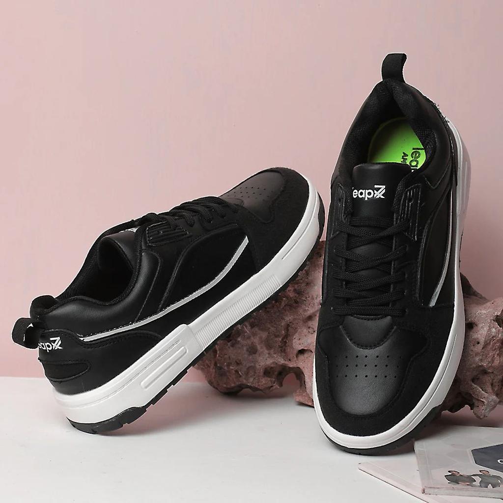 Leap7x Black Casual Lacing Sneakers For Men LAPON-1E By Liberty — photo 4