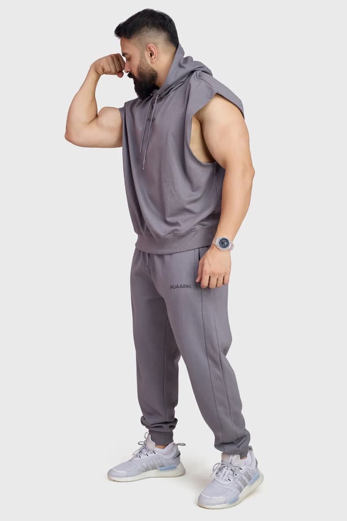 Signature Oversized Joggers Dark Grey — photo 2