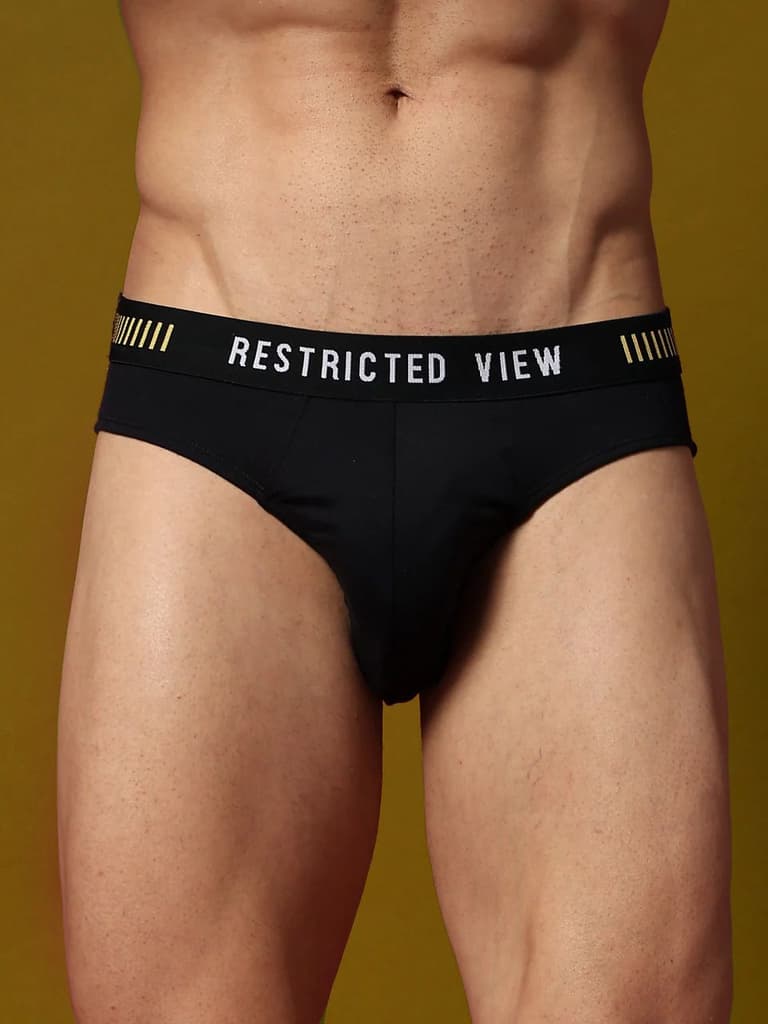 Statement Men's Brief "Restricted View"