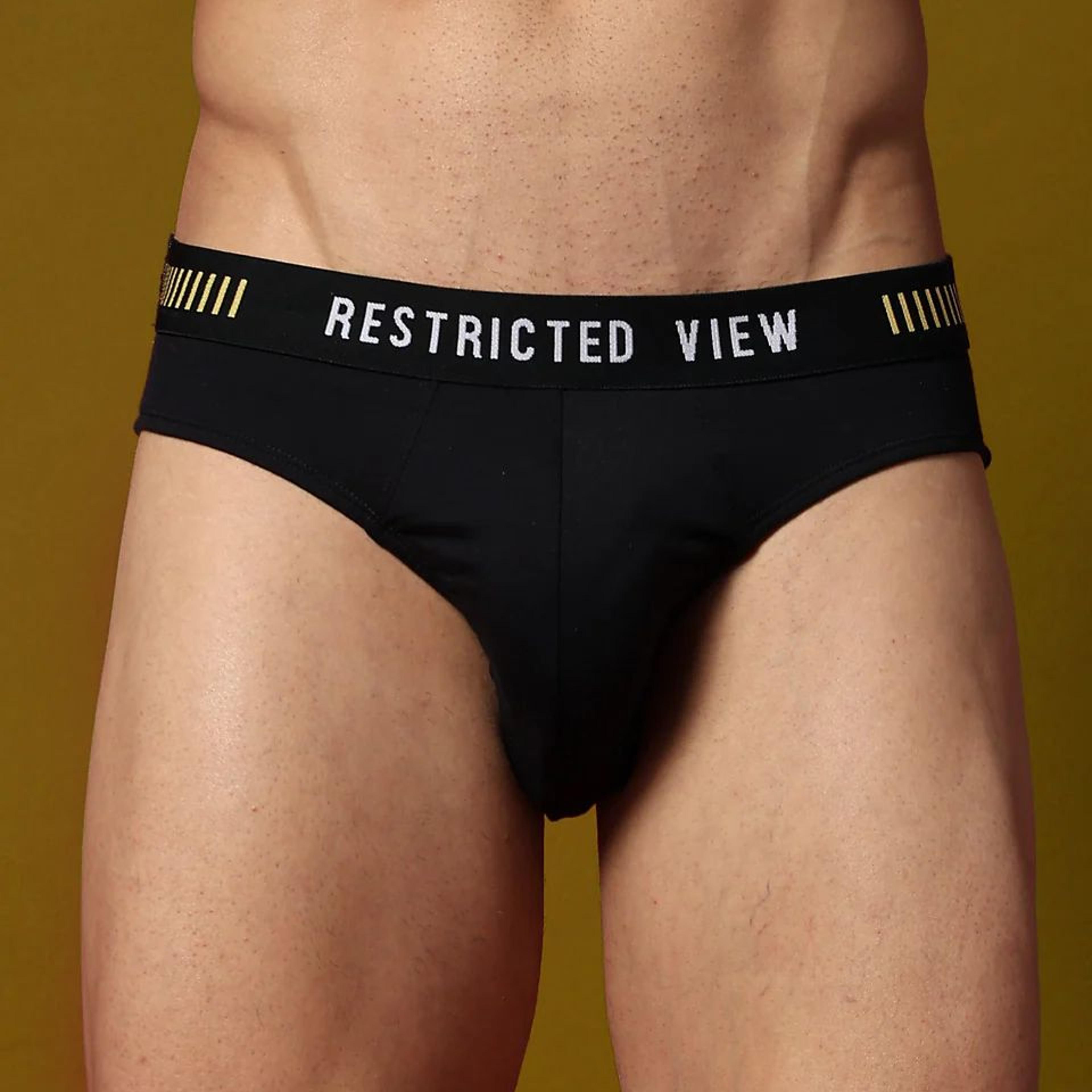 Statement Men's Brief "Restricted View"