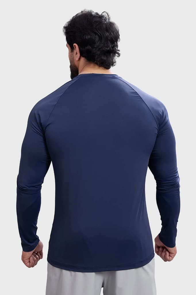 Bare Nylon Fullsleeves T-shirt Navy — photo 6