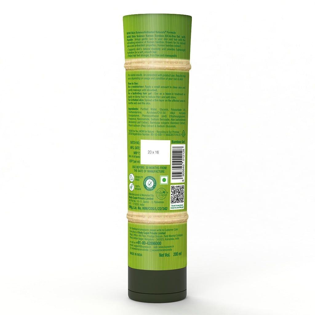 Korean Bamboo Gel Lightweight Hydration for Skin & Hair