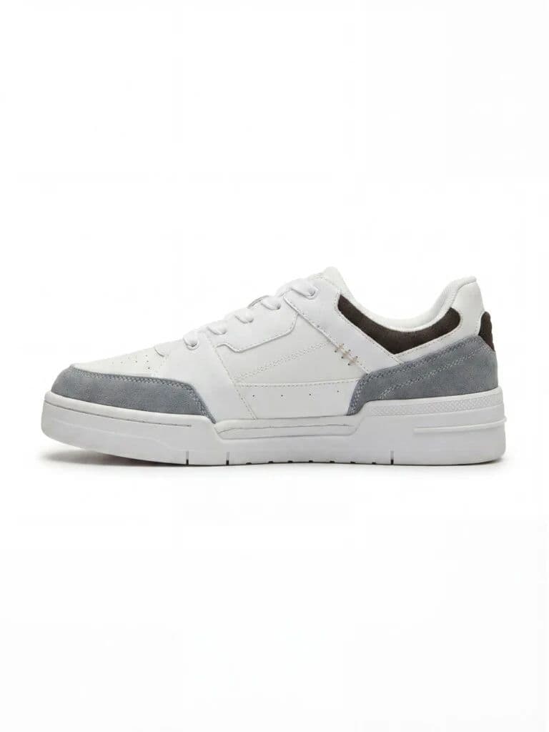SOLEPLAY Grey Perforated Lace-Up Sneakers — photo 2
