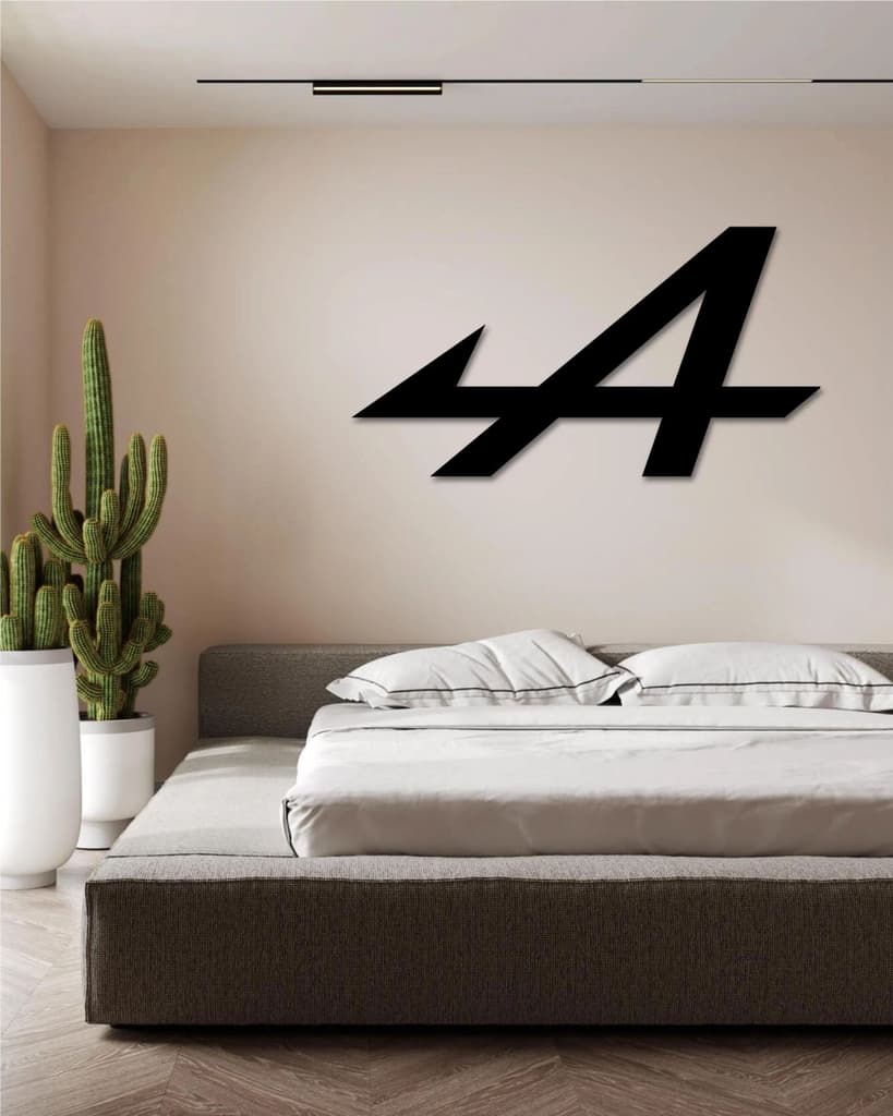 APLINE F1 TEAM LOGO METAL WALL ART — photo 3