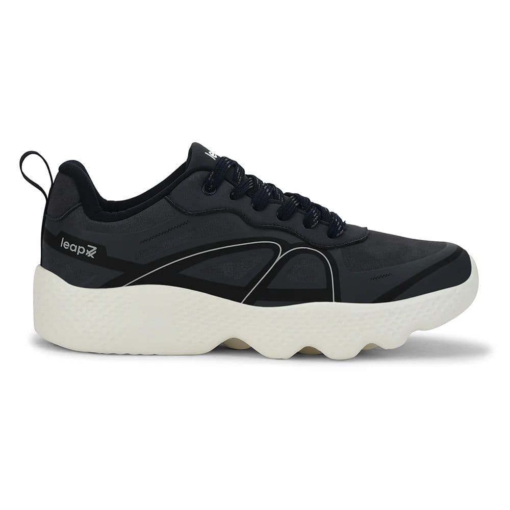 Leap7x Navy Blue Sports Lacing Running Shoes For Men WATSON-1E By Liberty — photo 2