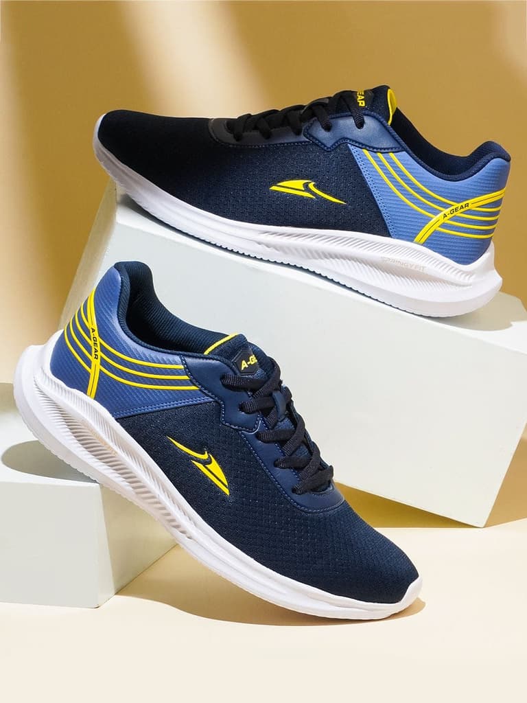AGR-004 Navy Men's Sports Shoes — photo 5