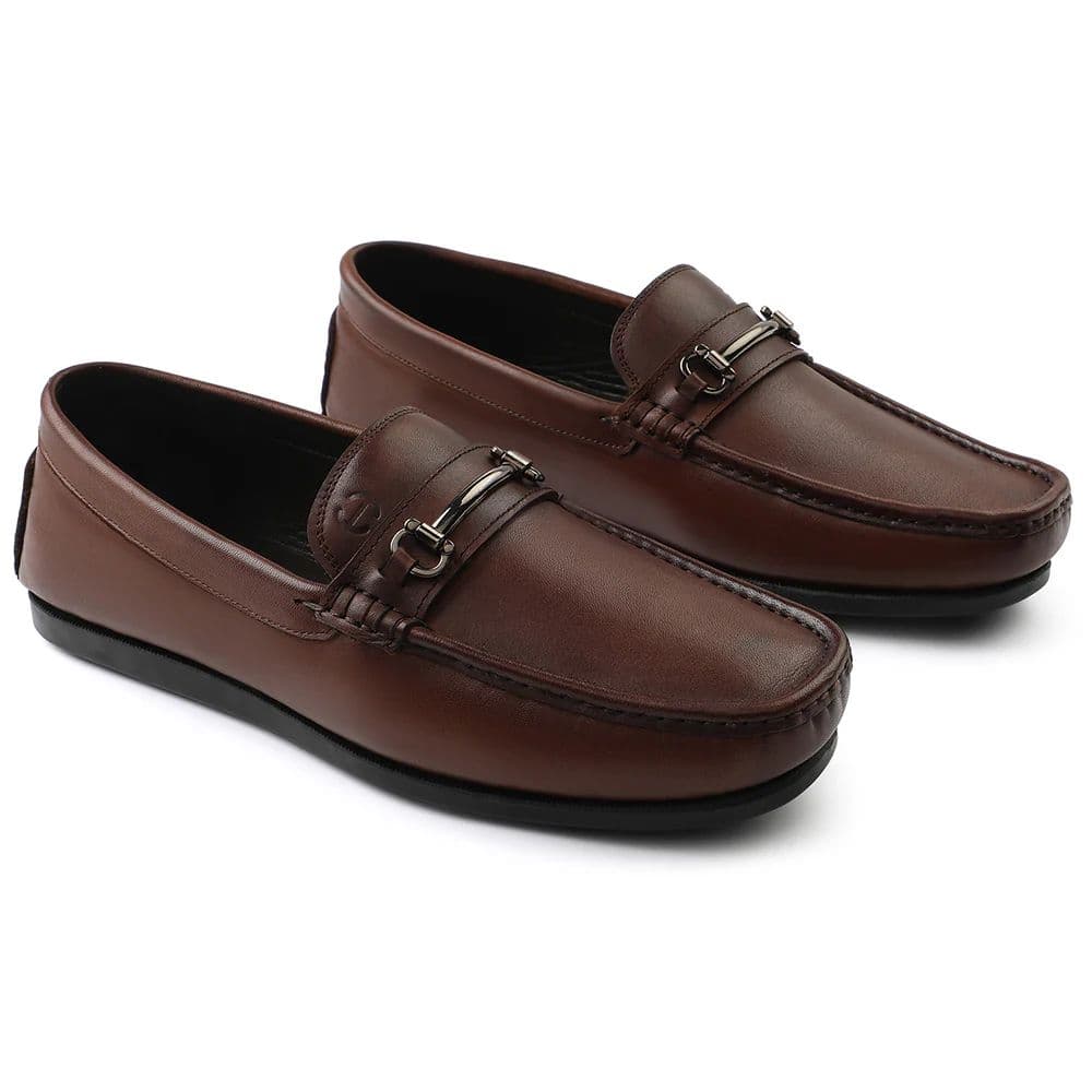 Healers Brown Casual Loafers For Men S201-01 By Liberty — photo 5