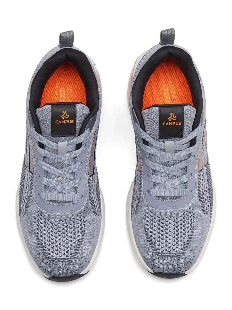 ENCLAVE Grey Men's Running Shoes — photo 6