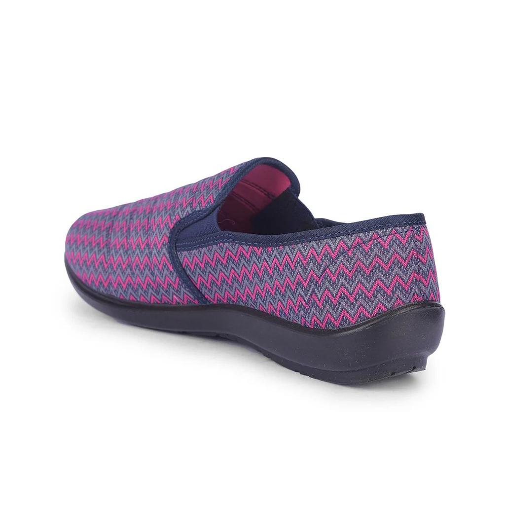 AHA Casual Non-Lacing Purple Ballerina Shoes For Women SELINA-101 By Liberty — photo 6