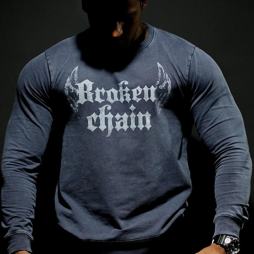 Shadow Washed Sweatshirt Dark Grey