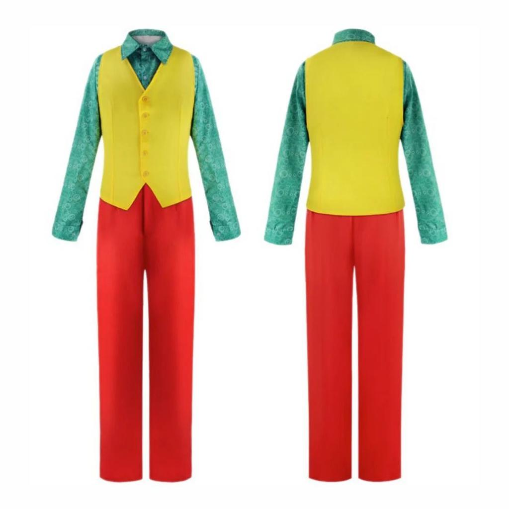 Joker Cosplay Costume – Gotham’s Iconic Villain Outfit — Full Costume / Medium