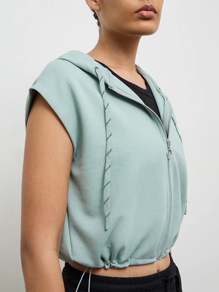 Nuoflexx Sage Green Hooded Jacket — photo 3
