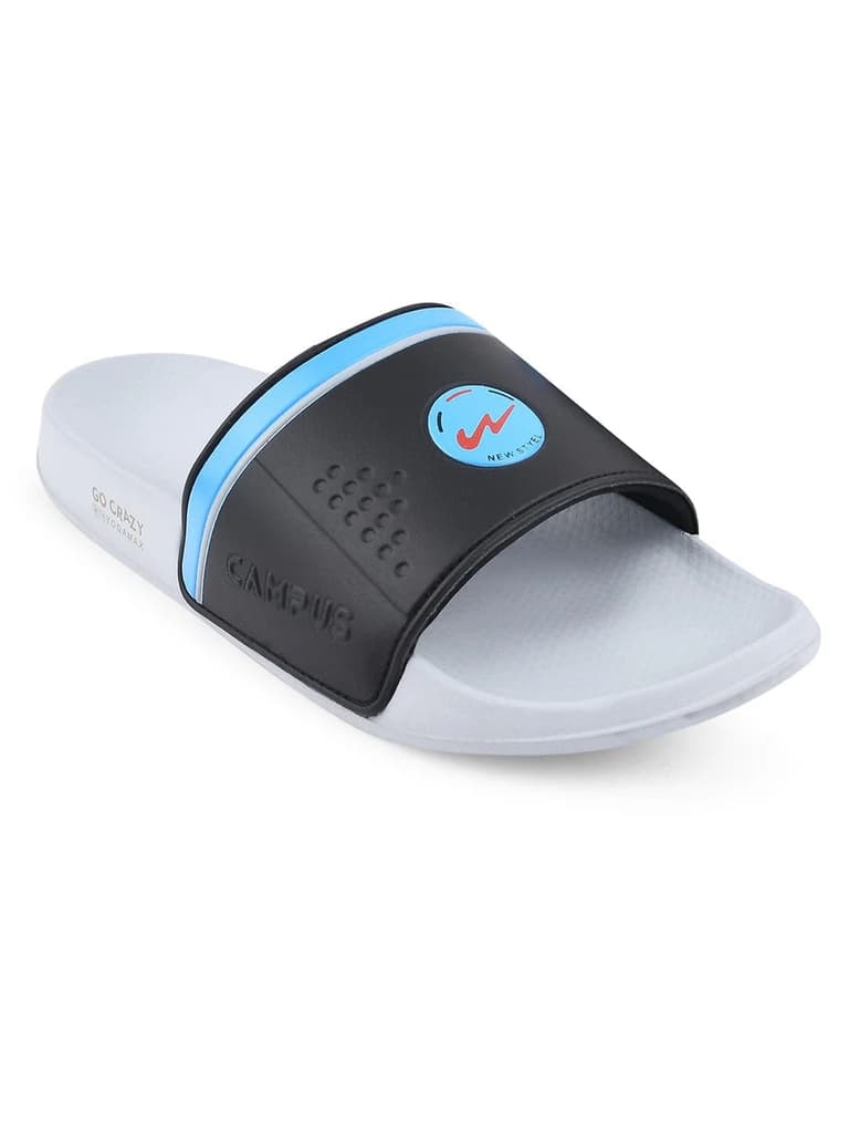 SL-431 Grey Men's Slides — Grey / 6