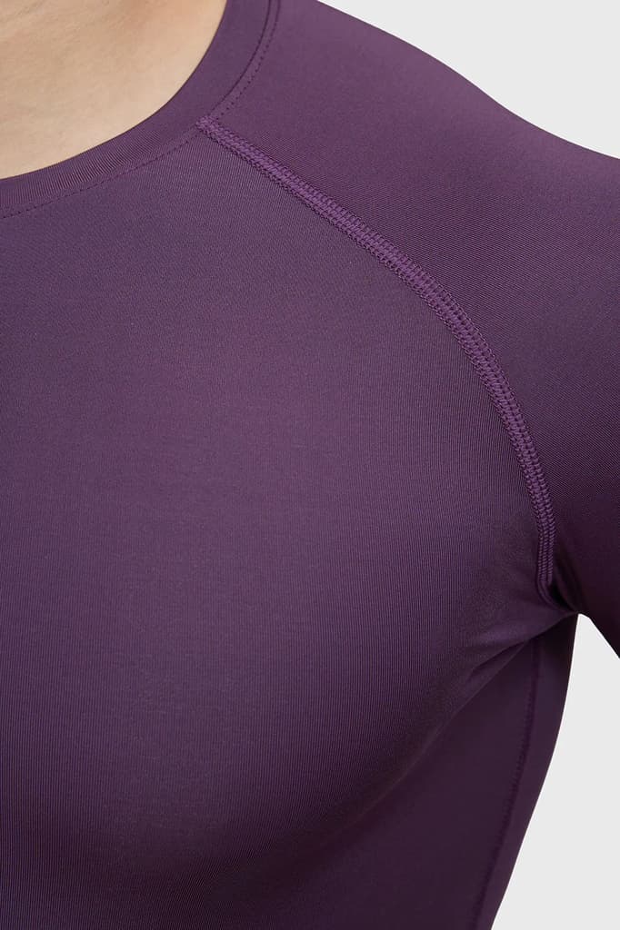 Compression Fullsleeves T-shirt Plum — photo 5