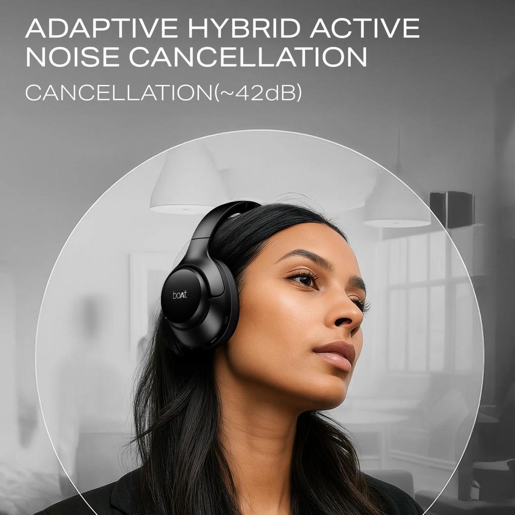 boAt Rockerz 551 ANC Pro | Wireless Headphone with 42dB Hybrid Adaptive ANC, 72 Hours Playtime, Dual Mics with ENx™ Tech — photo 6