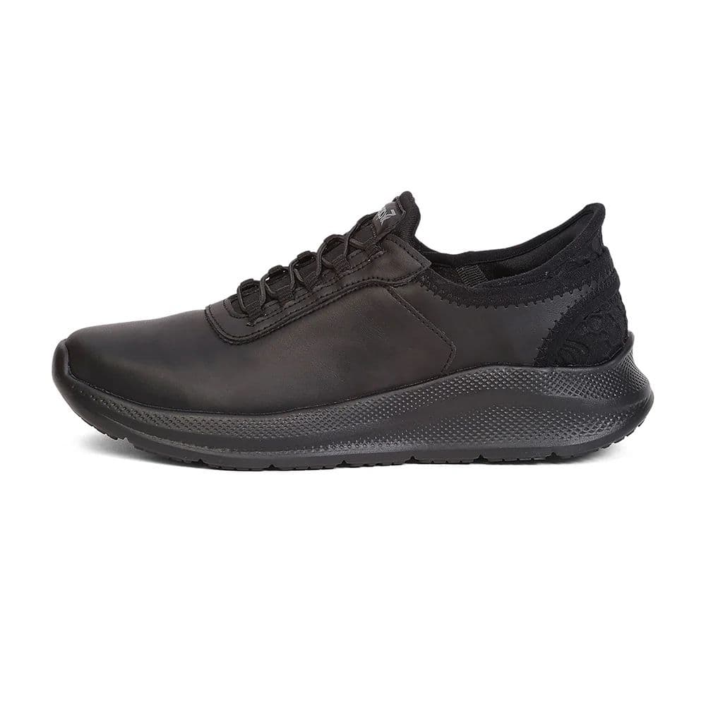 Leap7X EAZYSCHL-1 Kids' Black School Shoes - SCHOOL EASYGO with Memory Foam Comfort — photo 5