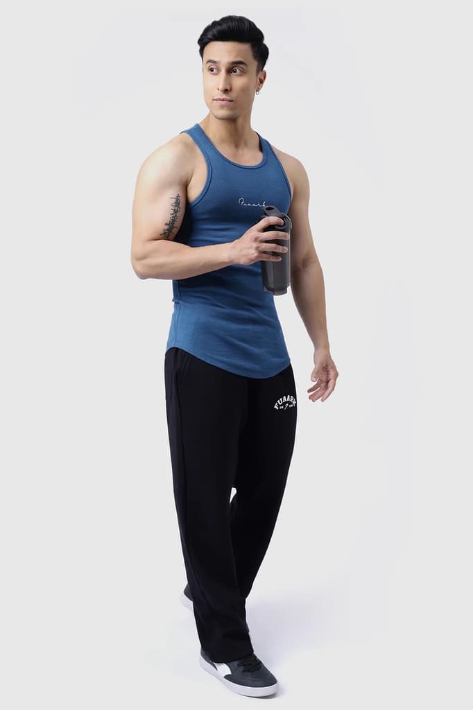 Ribbed Tank Teal — photo 2