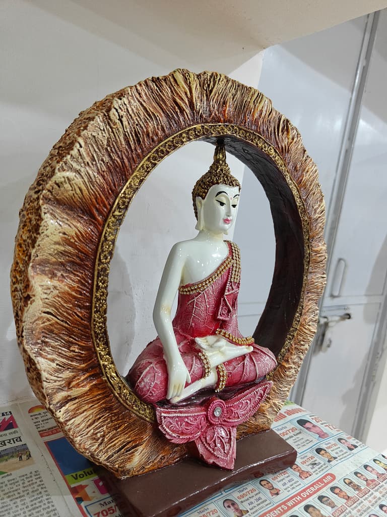 Buddha Statue | Marble | Gold | Meditation