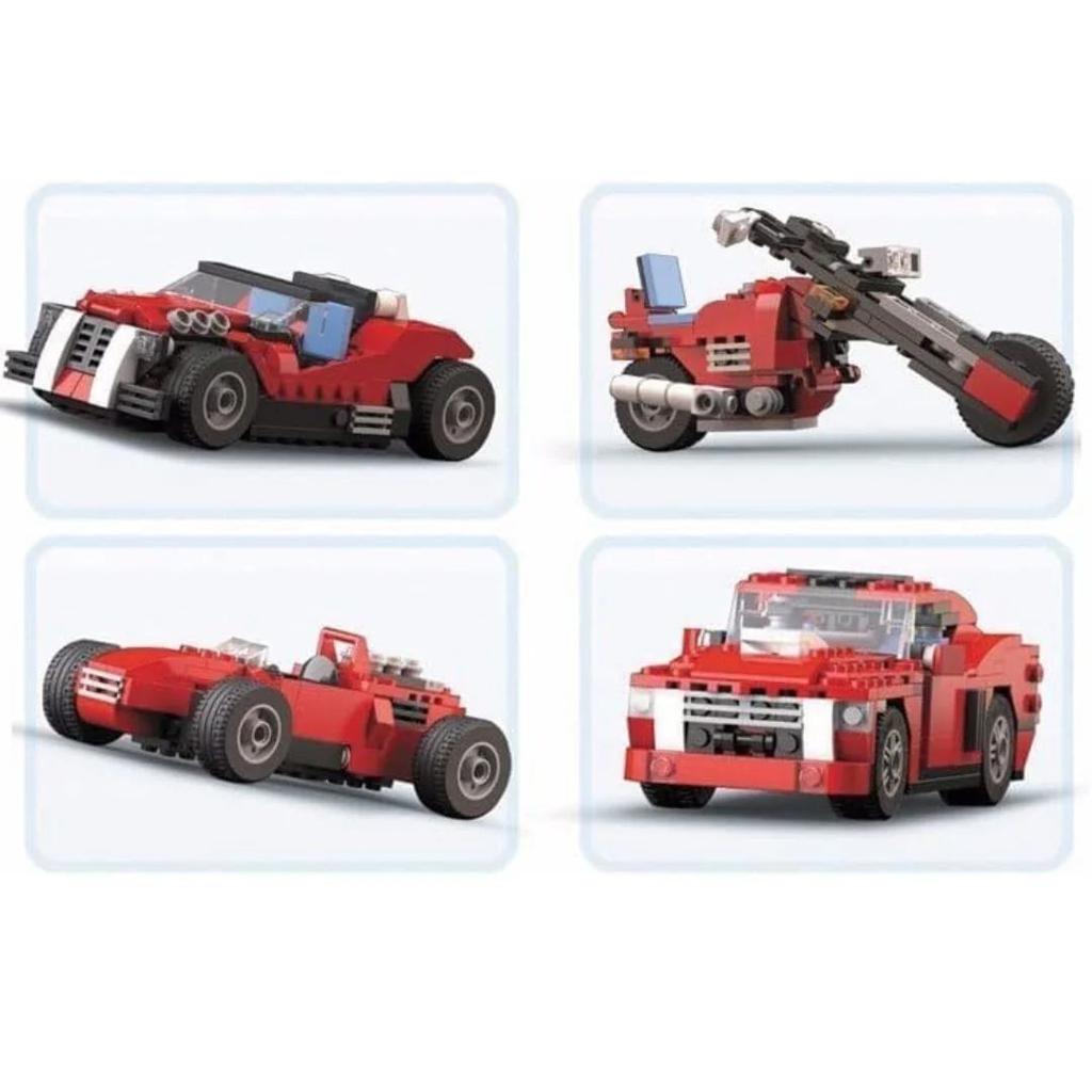 Building Blocks FourWheelers Kit – 278+ Piece DIY Construction Set for Kids — photo 6