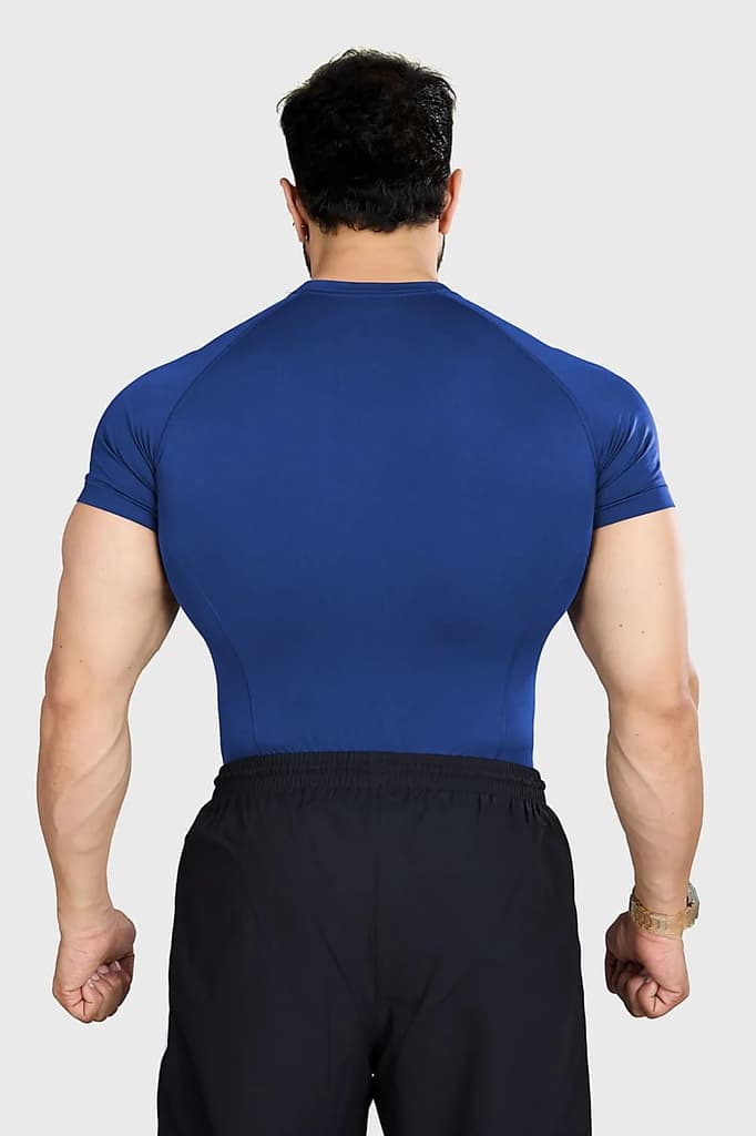 Power Seamless T-shirt Blue/Logo — photo 5