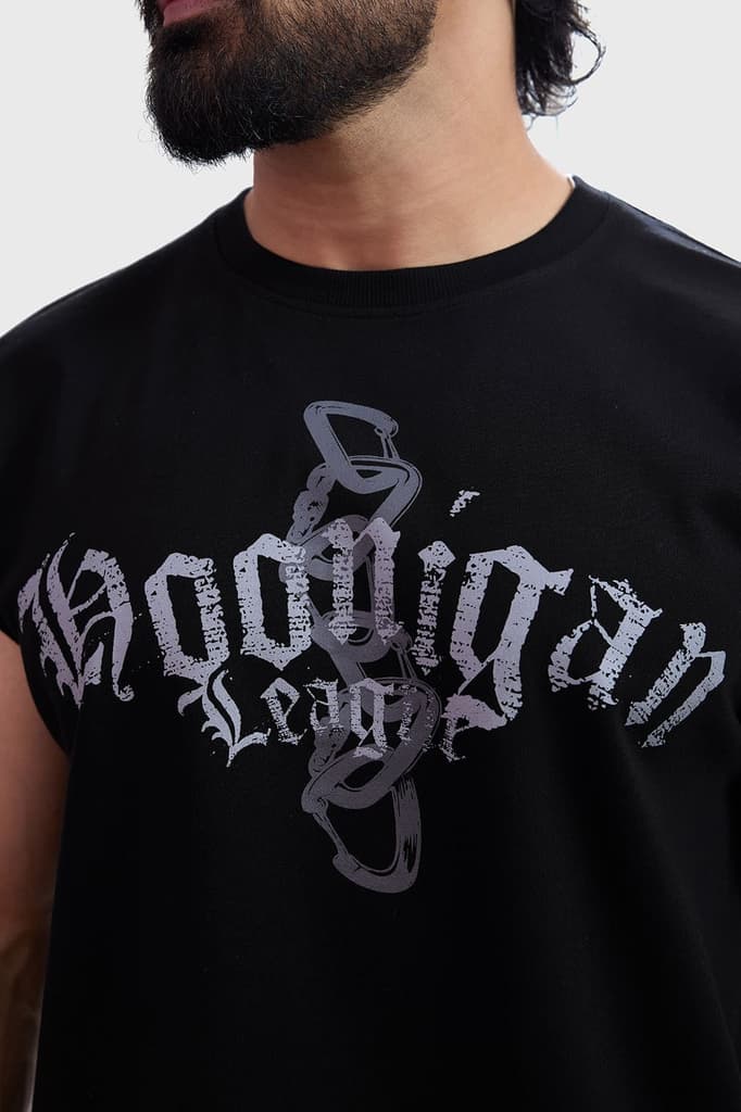 Hoonigans Capsleeves Tank Black — photo 5