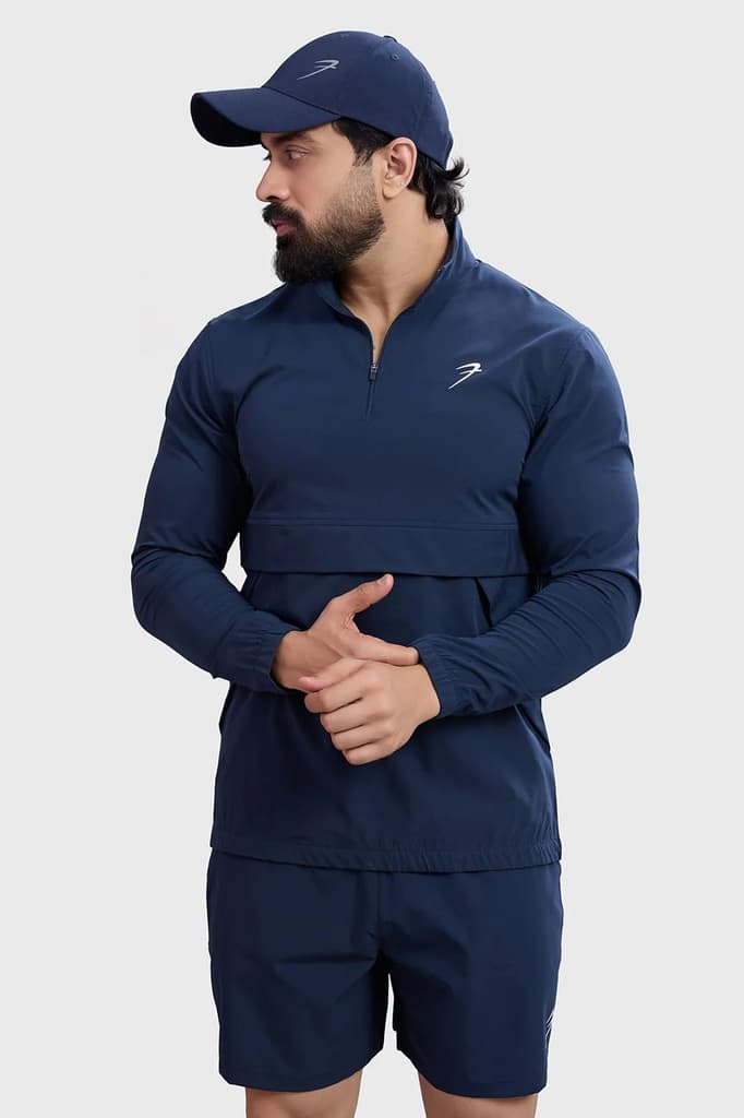 Thread Pullover Navy — S