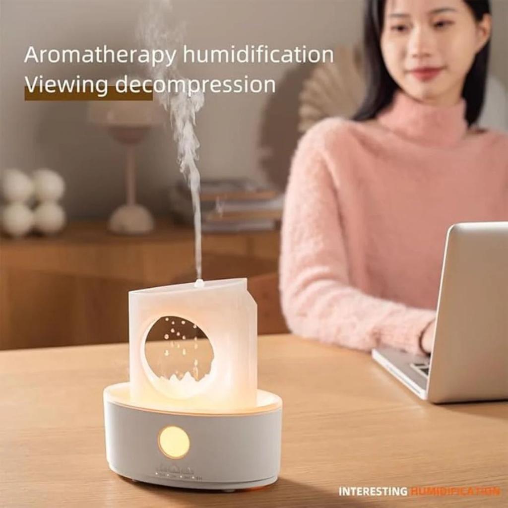 Raindrop Aroma Diffuser – Ultrasonic Humidifier with Fragrance and Light — photo 2