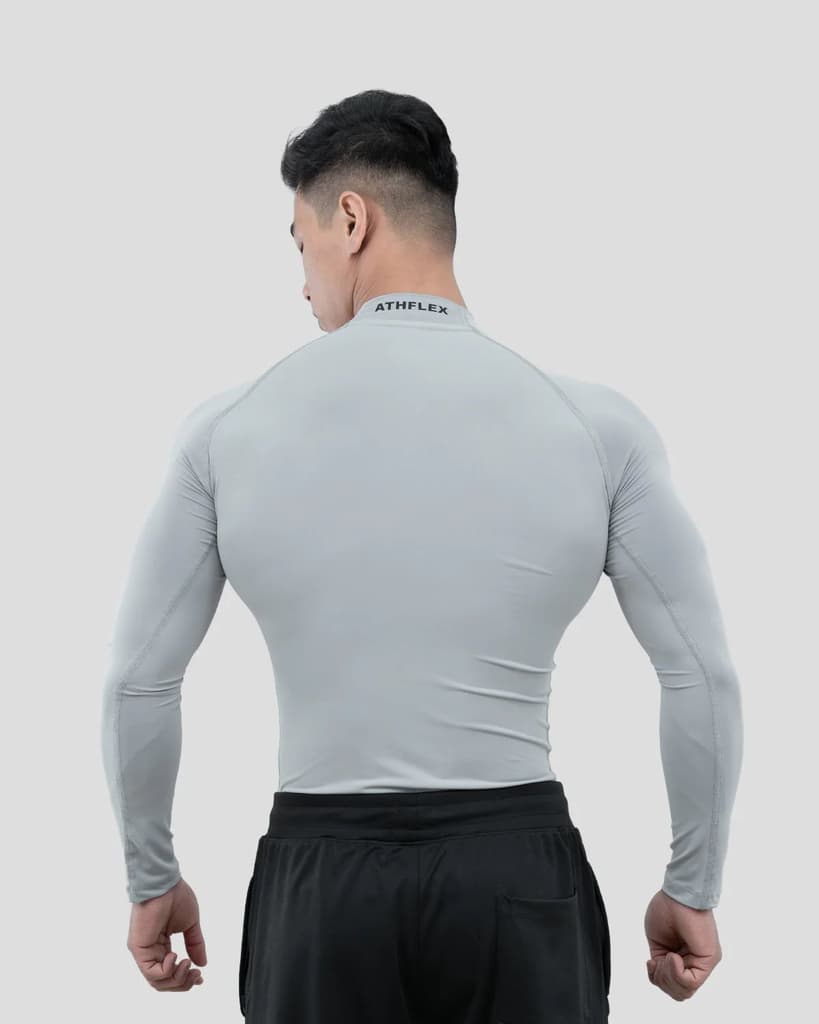Hustle High Neck Full Sleeve Compression T-shirt — photo 6