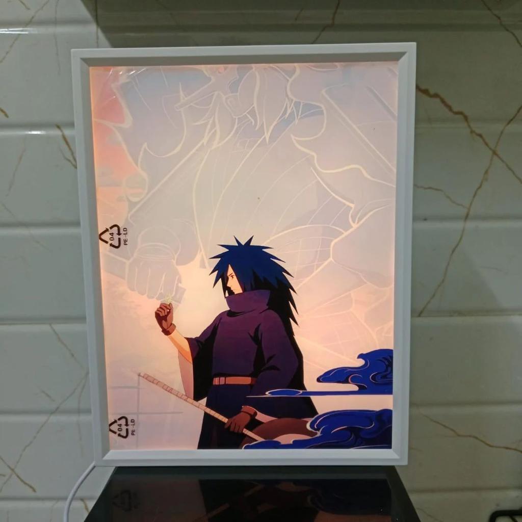 Luminous Madara Uchiha Light Painting – The Ghost Of The Uchiha