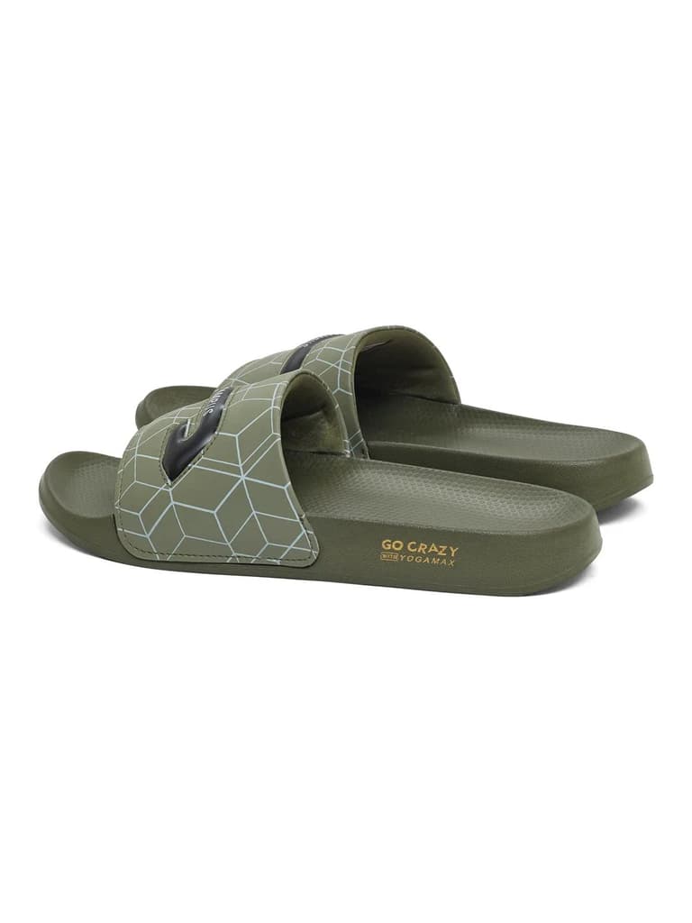 SL-477 Olive Men's Slides — photo 5