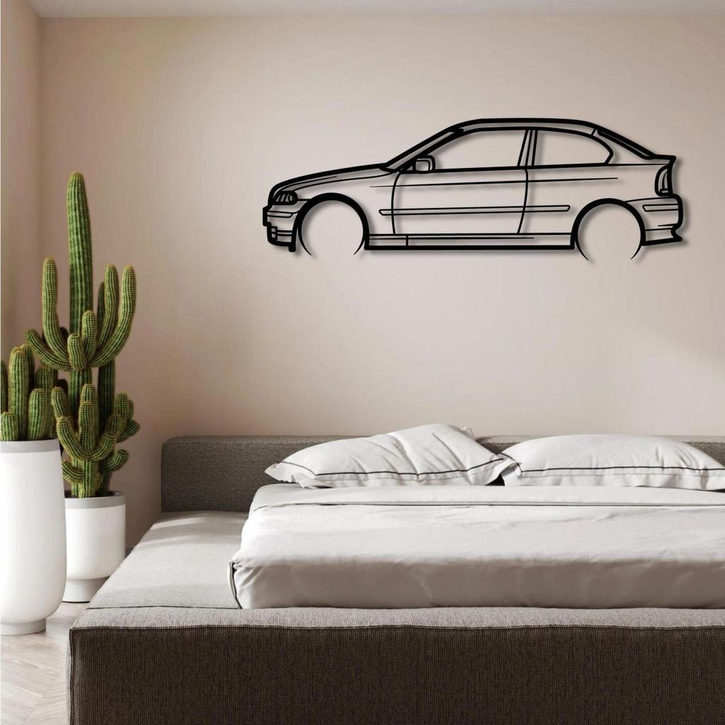 BMW E36 3 SERIES COMPACT 323TI METAL WALL ART — photo 3