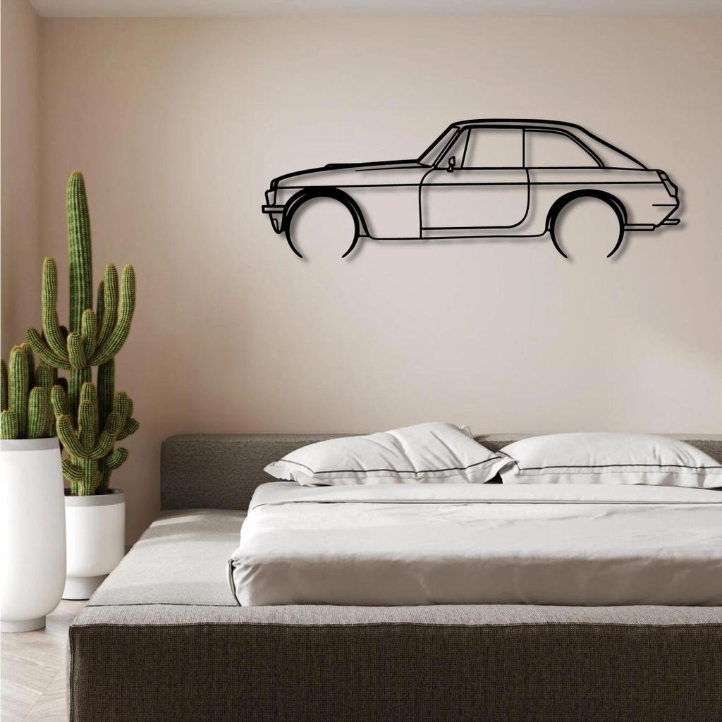 1960S MGC GT METAL WALL ART — photo 3