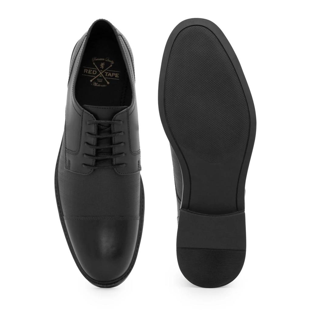 Derby Shoes for Men in Black | Formal Leather Shoes — photo 5