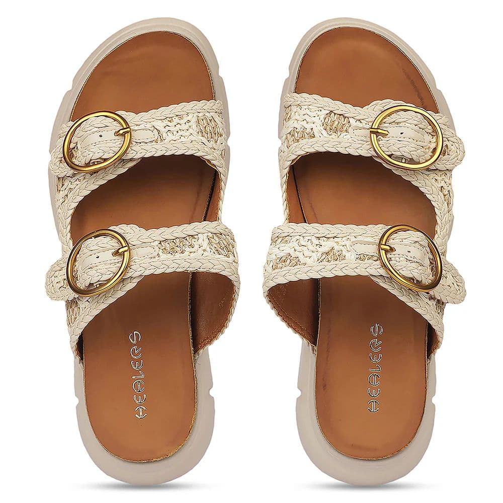 Healers ZQ-HDSL-03 Everyday Comfort Cream Casual Slippers for women by Liberty — photo 8