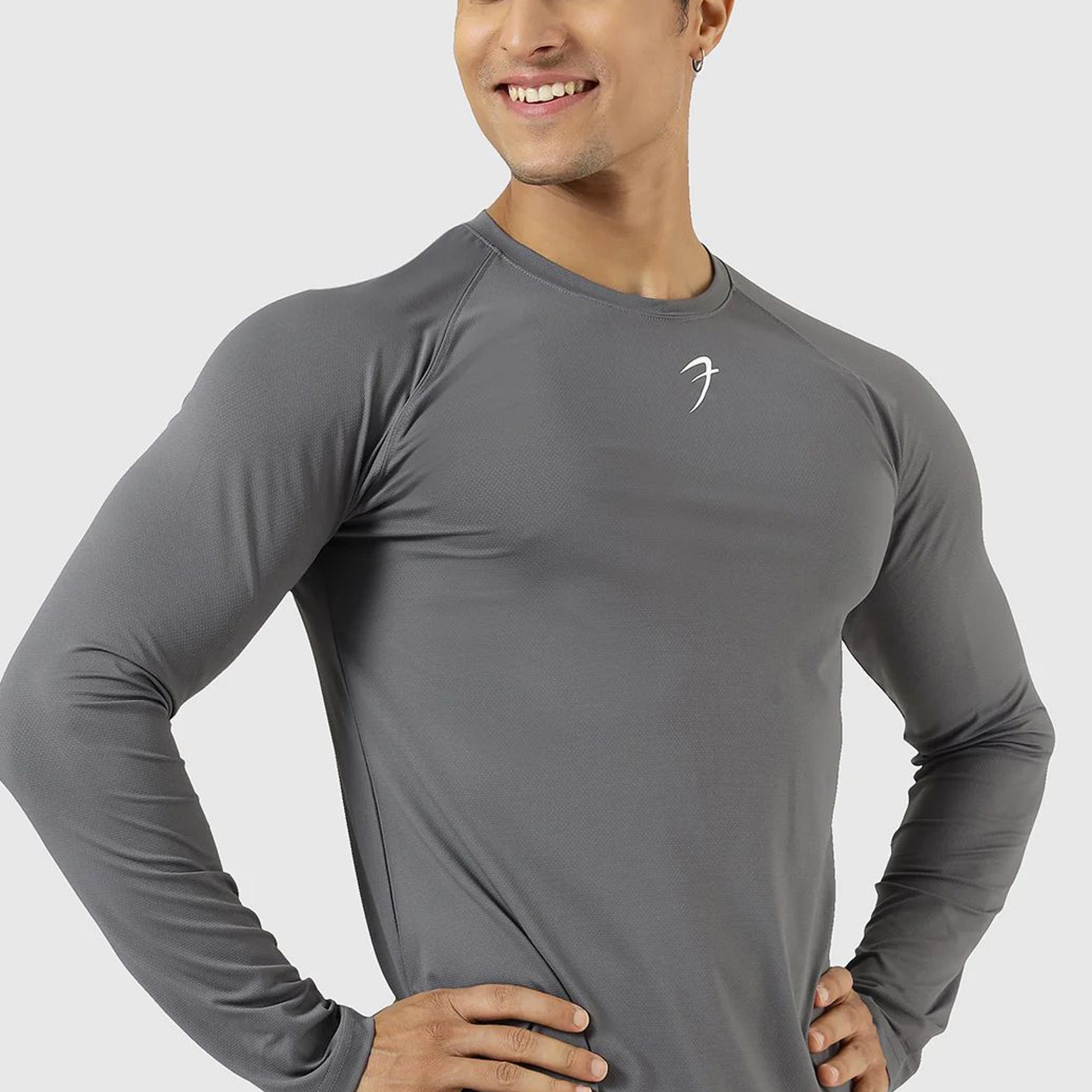 Core Fullsleeves T-shirt Grey