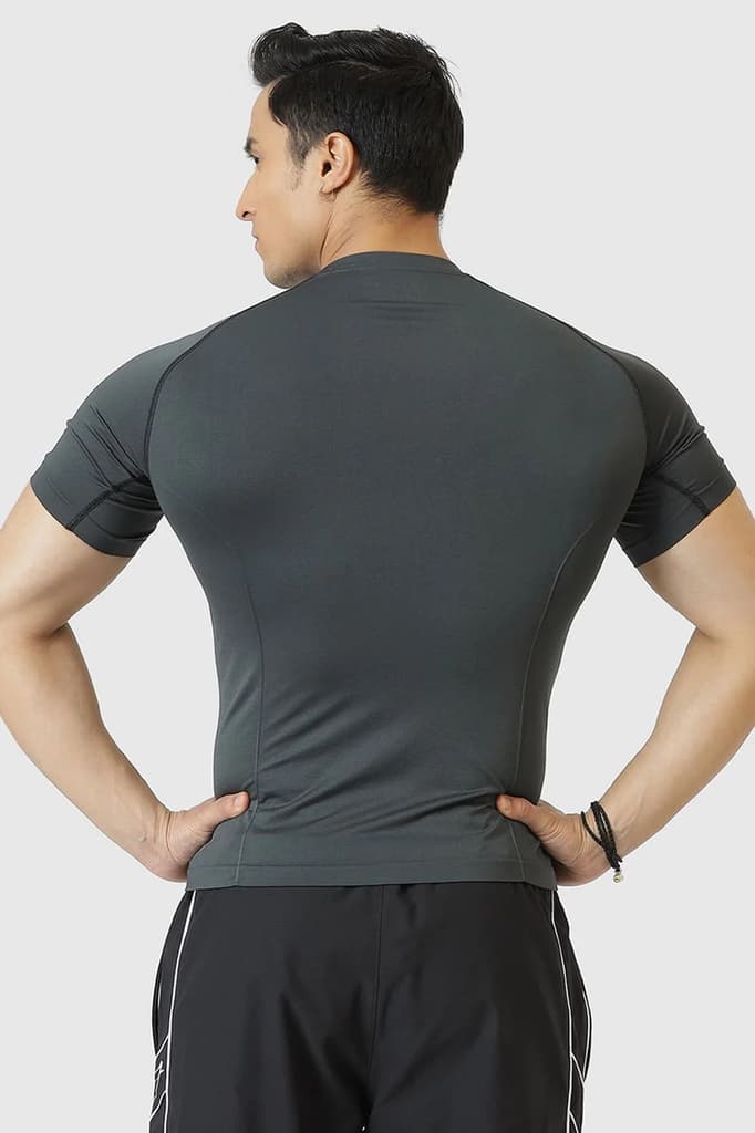 Power Seamless T-shirt Grey/Logo — photo 7