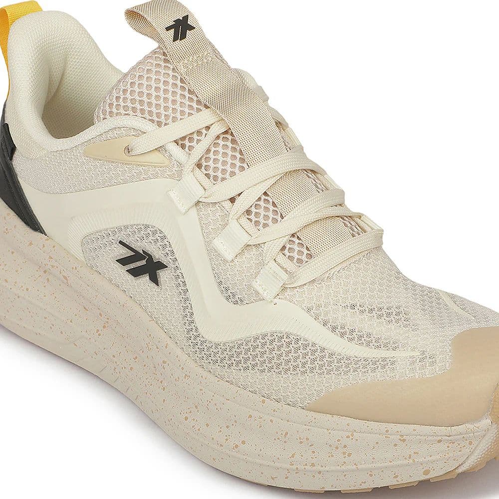Leap7X ZQ-WFM-07 Beige Sports Non Lacing Walking Shoes for Men by Liberty — photo 5