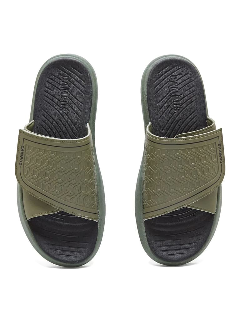 SL-481 Olive Men's Slides — photo 6