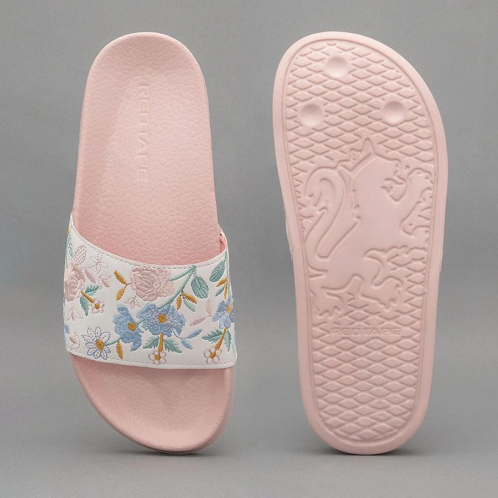 Sliders Flip-Flop for Women in Baby Pink | Casual Pool Sliders. — photo 5