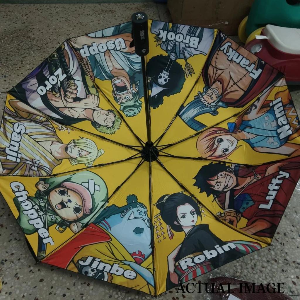 Anime Print Folding Umbrella – Compact, Stylish n Weather-Resistant — photo 9