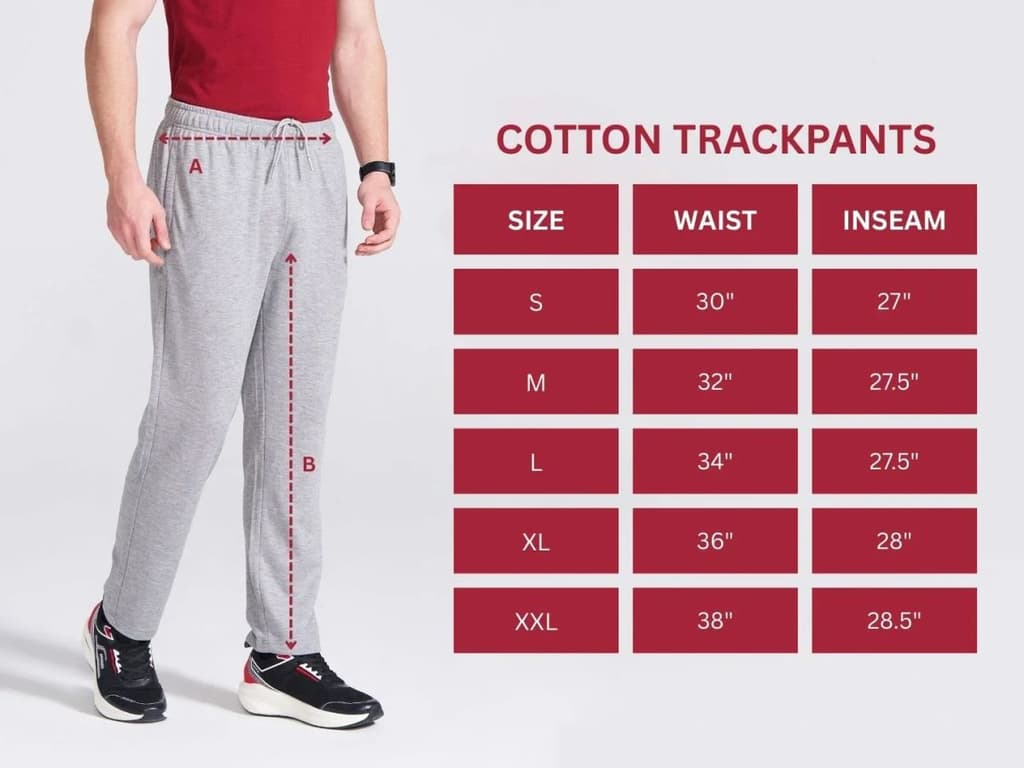 Men's Grey Regular Fit Track Pants — photo 7