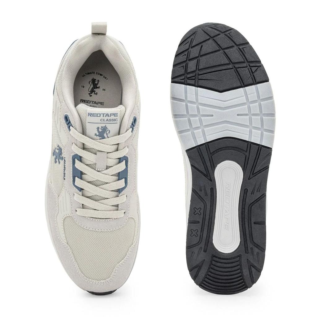 Sneakers for Men in Grey and Blue | Casual Low-Cut Lifestyle Shoes. — photo 5