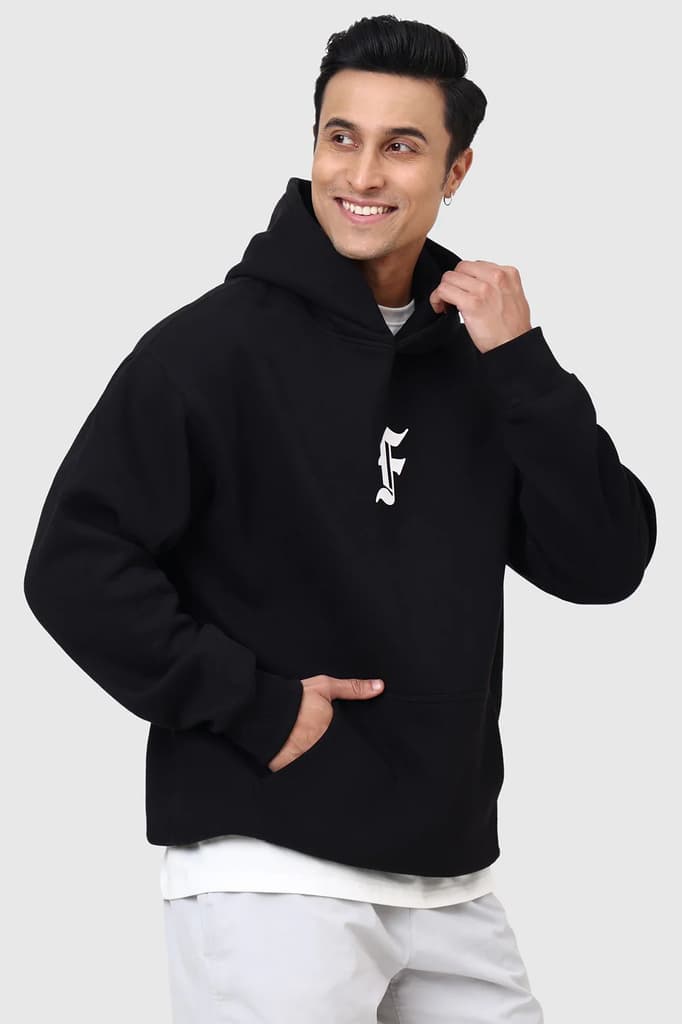 Rage Oversized Hoodie Black — photo 2