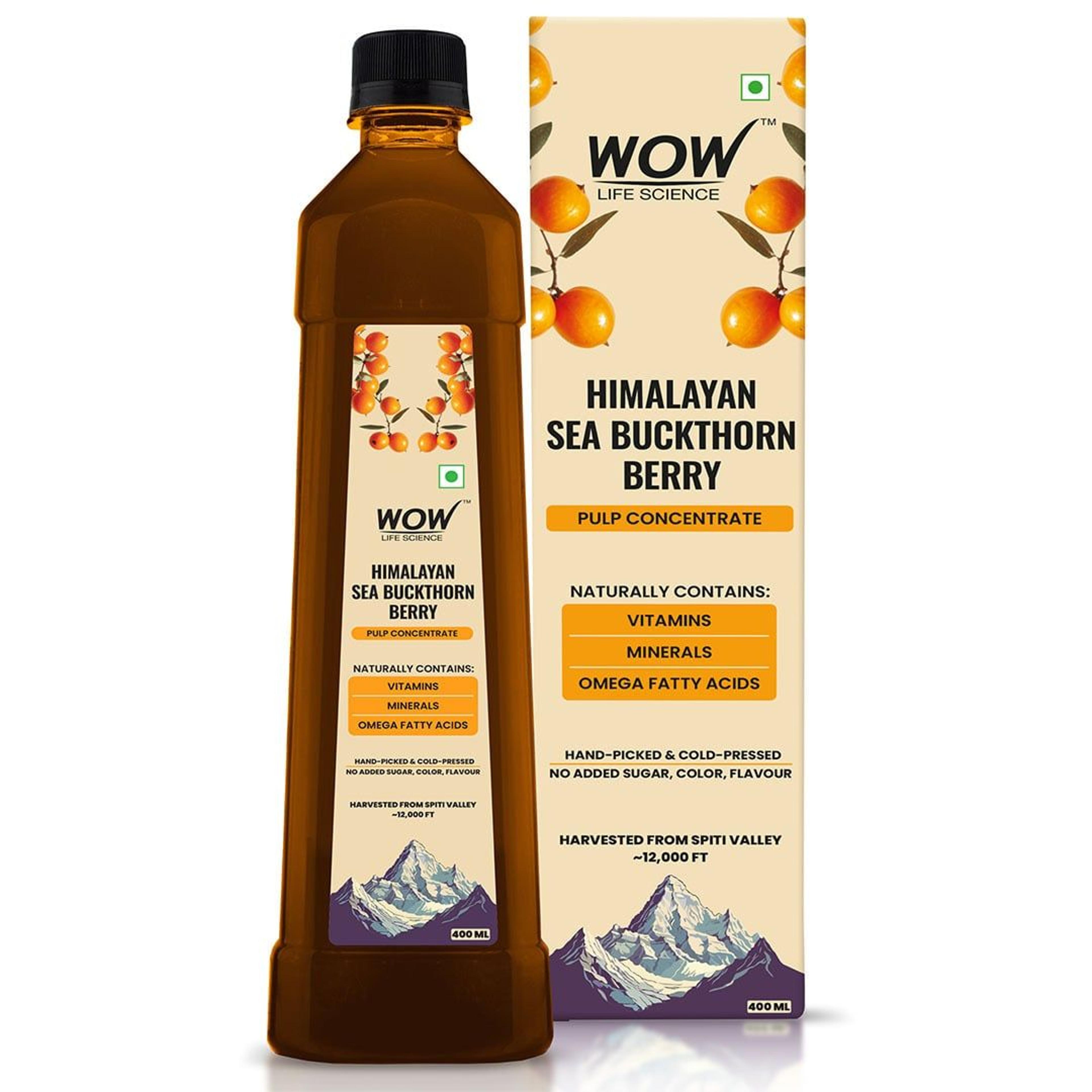 Himalayan Sea Buckthorn Berry Pulp Concentrate Nutrient-Dense