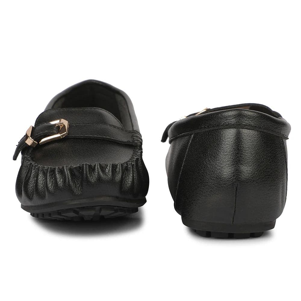 Healers ZQ-FDBL-16 Bellies Black Casual Ballerina Shoes for women by Liberty — photo 6