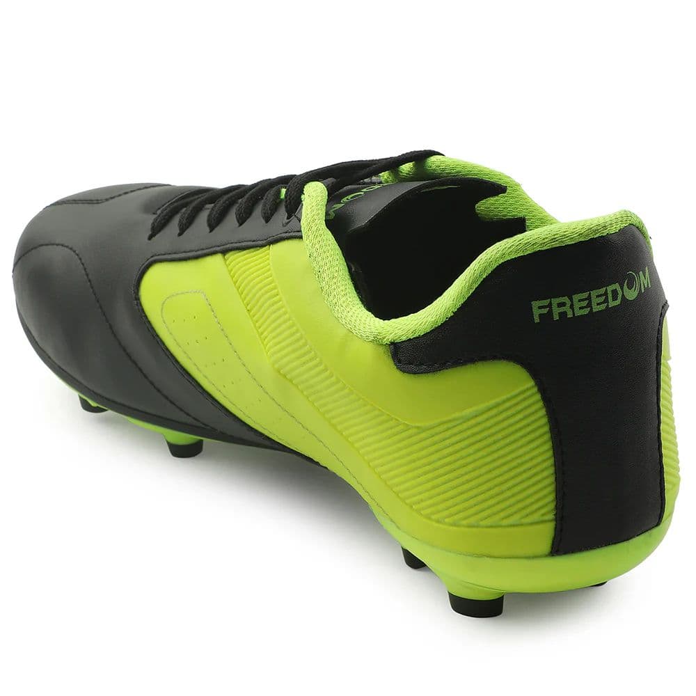 Freedom Black Sports Lacing Football Shoes For Men HUFF By Liberty — photo 5