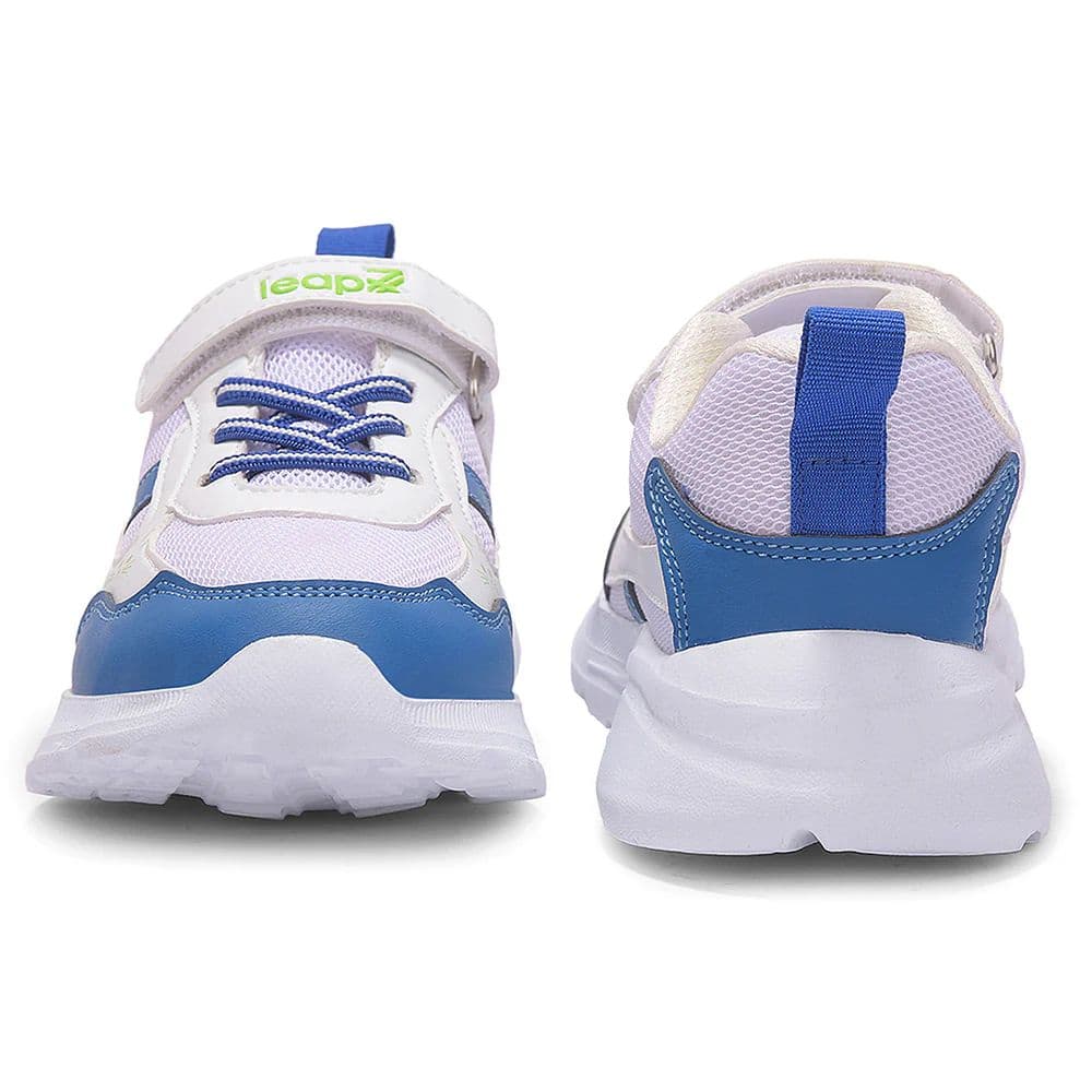 Leap7X TOTSTREND3 White Sports Non Lacing Walking Shoes for Kids by Liberty — photo 7
